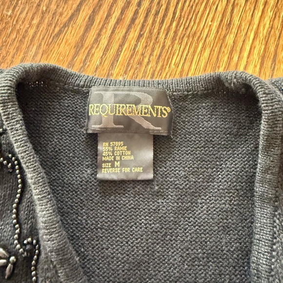 Requirements Beaded Knit Vest - Picture 3 of 7